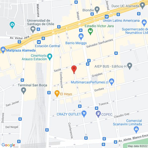 Map of Importadora Godoy Ponce Limitada