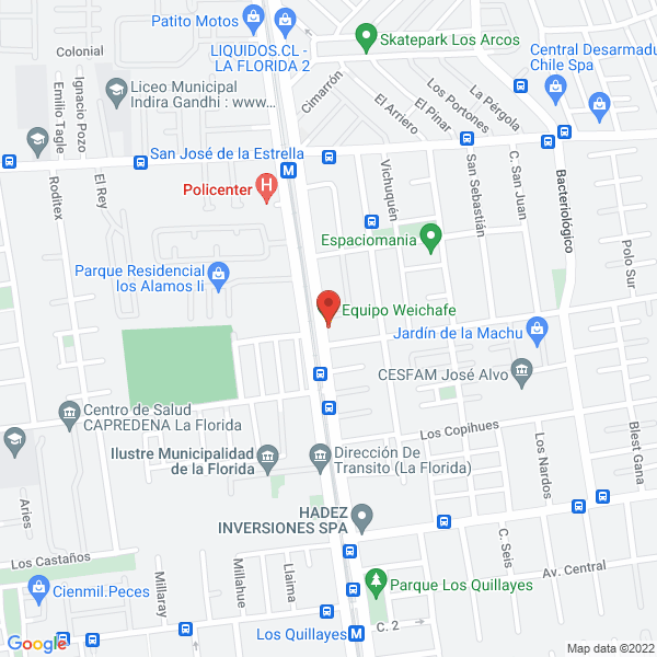 Map of Instituto de Ortodoncia La Florida