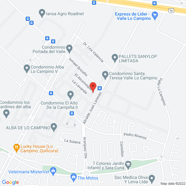 Map of Ing. Pavimentos Ltda.