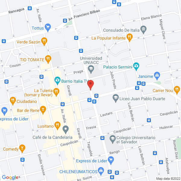 Map of IACC