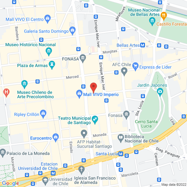 Map of Ingeniería y Comercio SPA