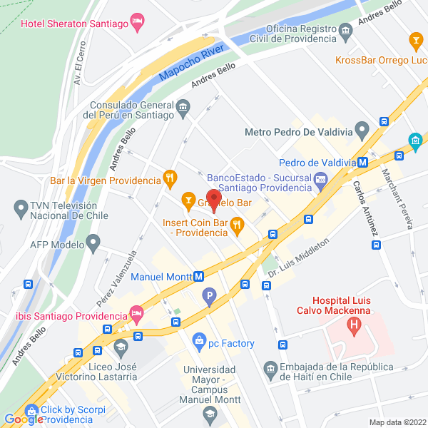 Map of Inversiones F M B Termographics Limitada