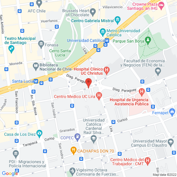 Map of Interinversiones Ltda.