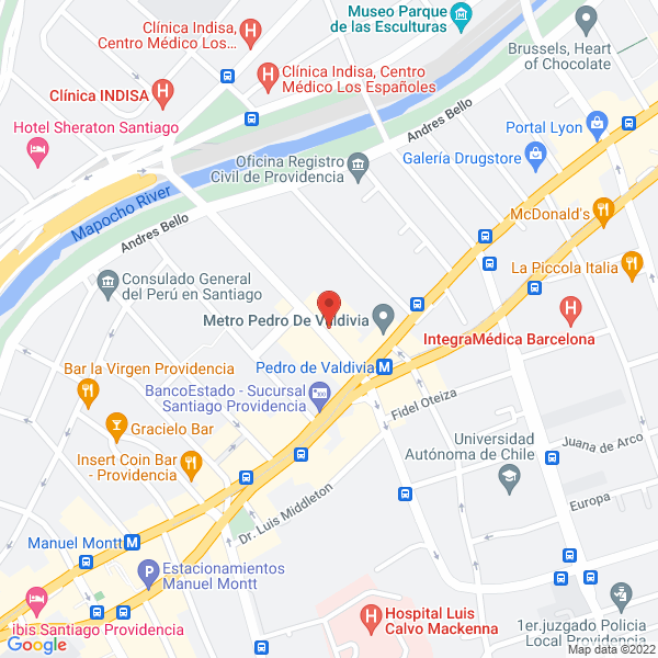 Map of Instituto de Preparacion y Formacion Educacional Capacitacio