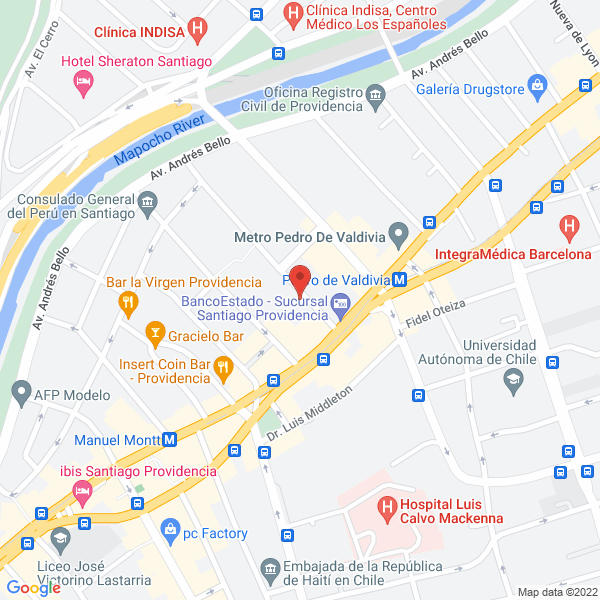 Map of Imc Corredores de Seguros S.A.