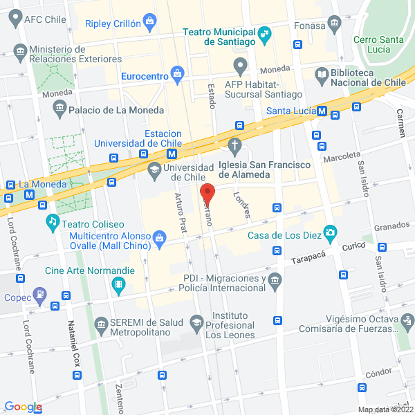 Map of Ingenieros Asociados Tarapaca Limitada