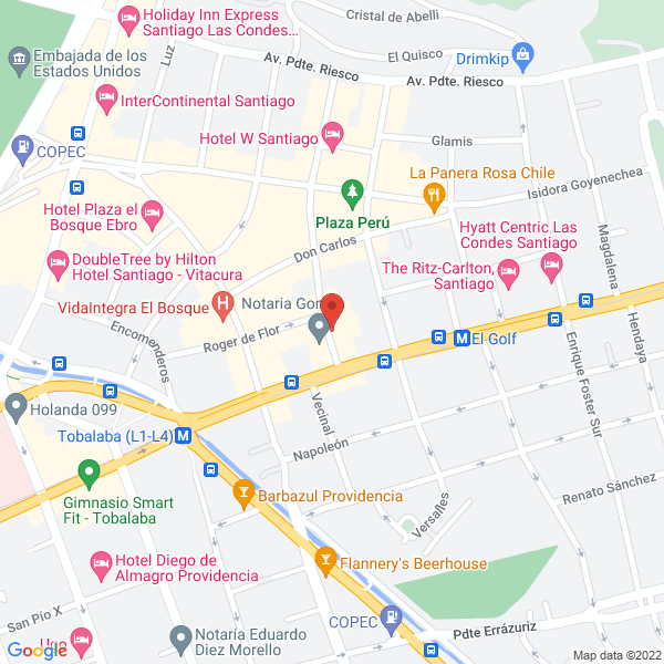 Map of Intervalores Factorclick S.A.