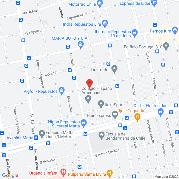 Map of Importadora Ventto