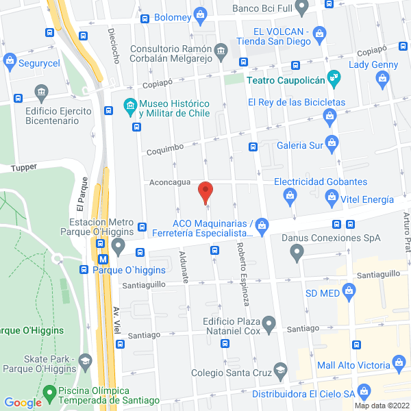Map of Impoplas Distribuidores