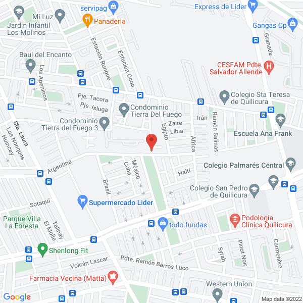 Map of Induver