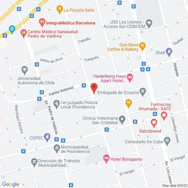 Map of Inversiones Chiu Limitada