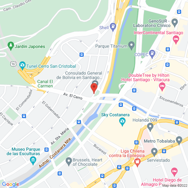 Map of Inversiones E Inmobiliaria Sebastian Salazar Bastidas E.I.R.L.