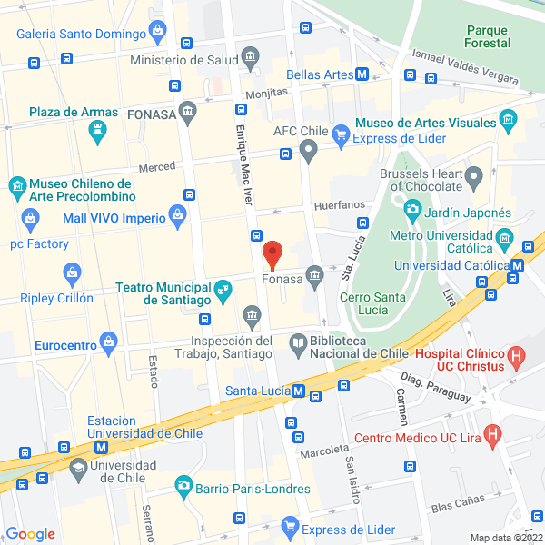 Map of Inretec SPA
