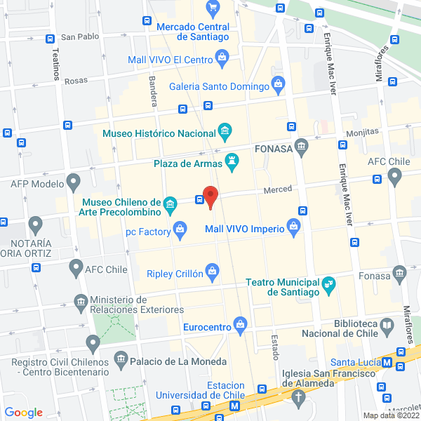 Map of Inversiones GYH Limitada