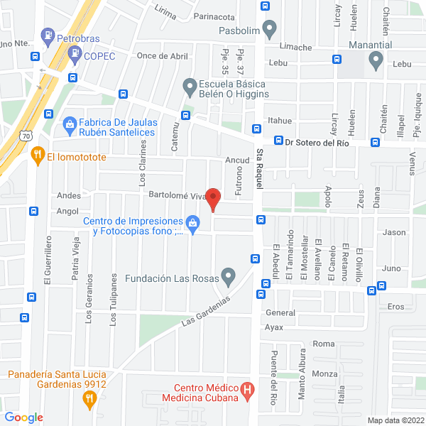 Map of Instalaciones Rivas