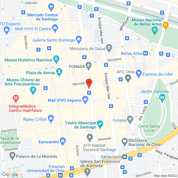 Map of Investigaciones Particulares