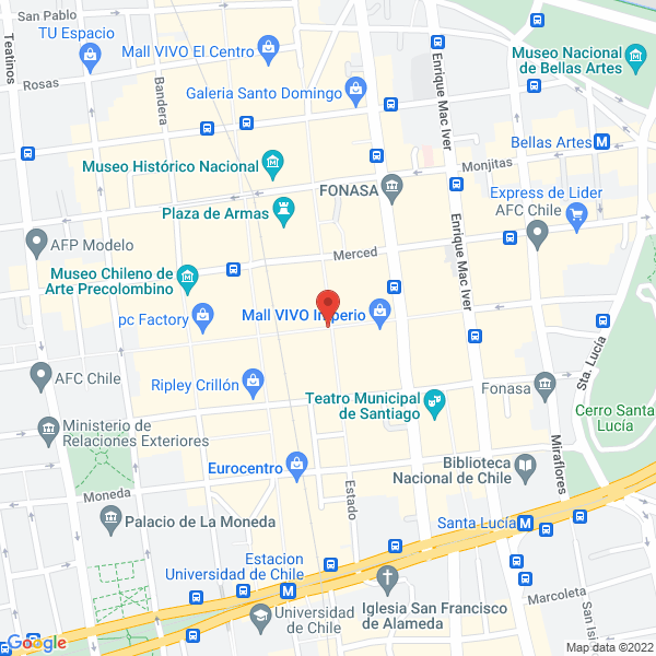 Map of Inmobiliaria Allegro Ltda