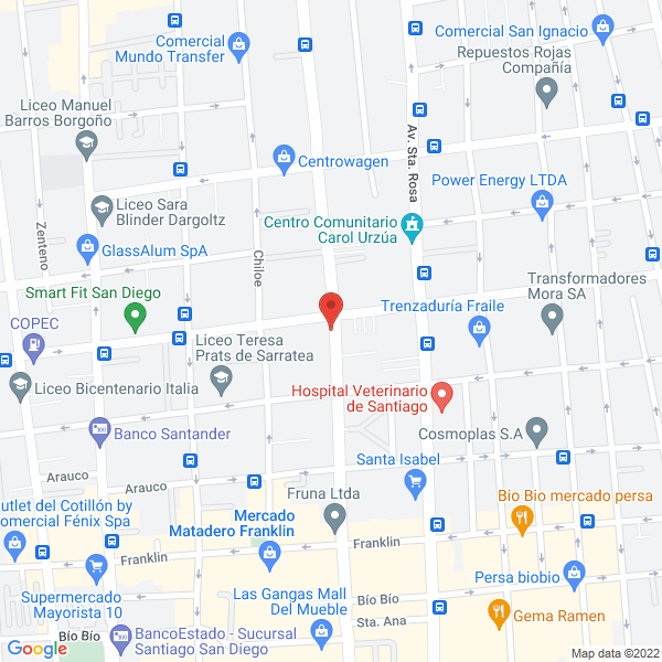 Map of Importadora Enchapes de Madera
