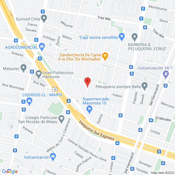 Map of INGENIERIA Y CONSTRUCCION URBANITY SPA.