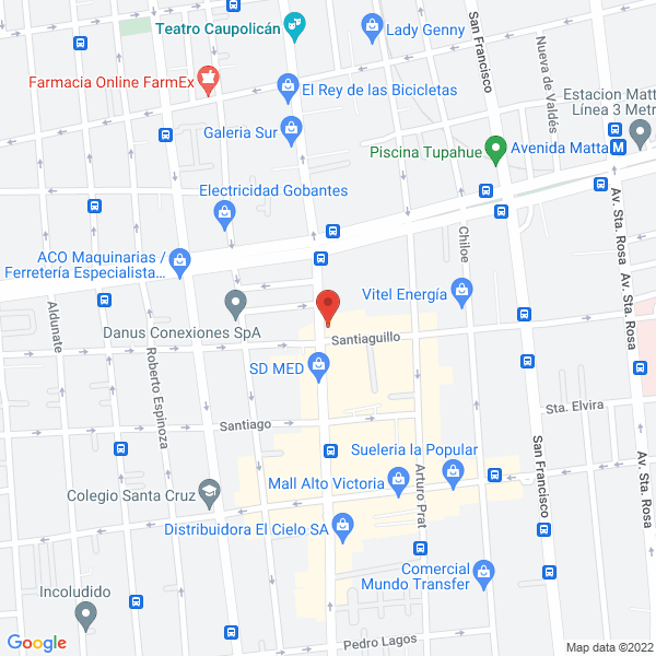 Map of INGENIERIA ASOCIADOS SANTA MARTA LIMITADA