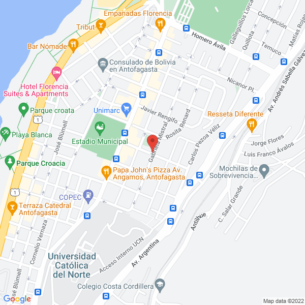 Map of Jardín Infantil Los Bambinos