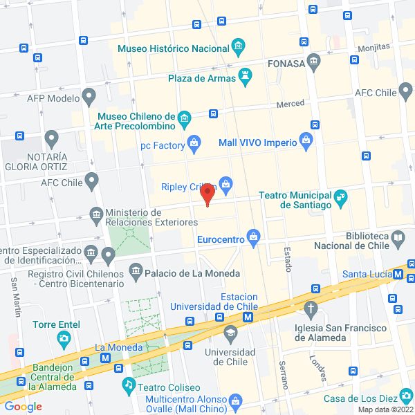 Map of JM Cambios
