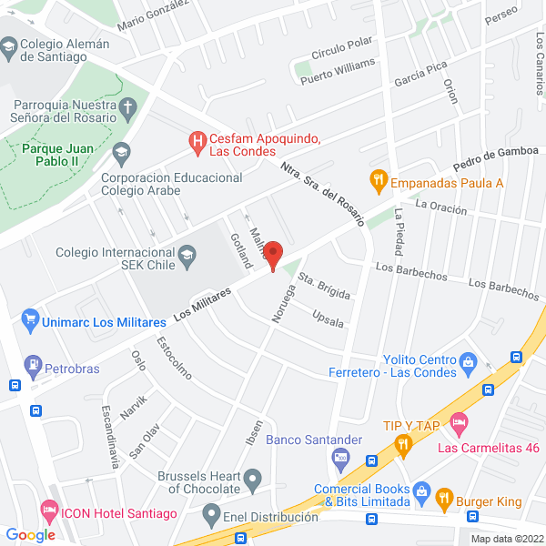 Map of Jardín Infantil Caminito