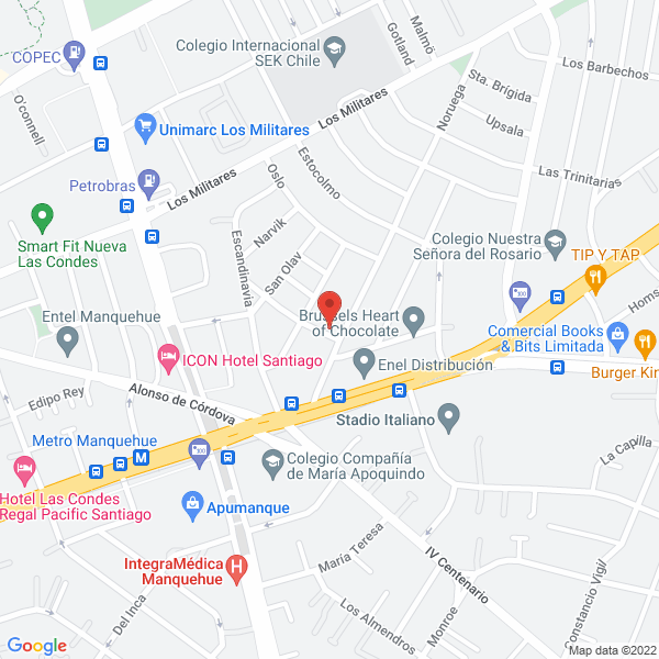 Map of Jardín Santa Teresita