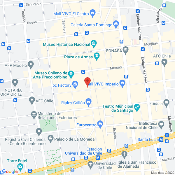 Map of Juana Paula Muñoz Guerrero