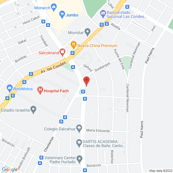 Map of Jardín Infantil y Sala Cuna La Calabaza