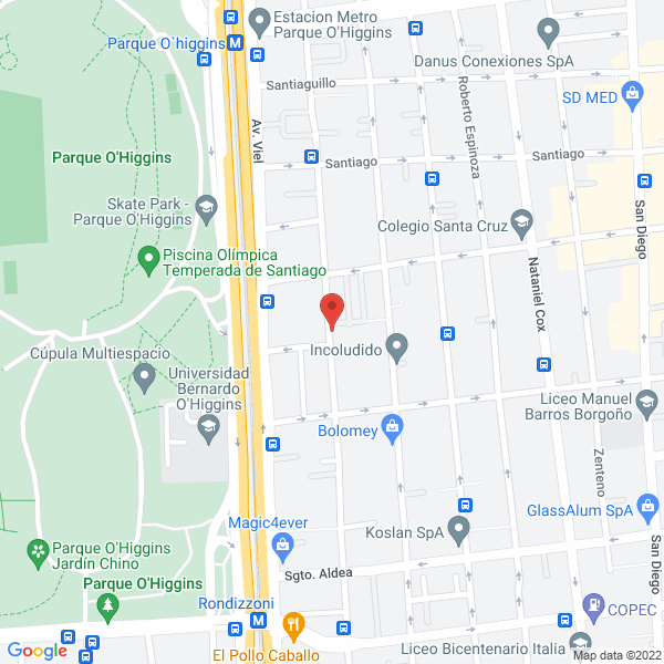 Map of Jardín y Sala Cuna Mañositos