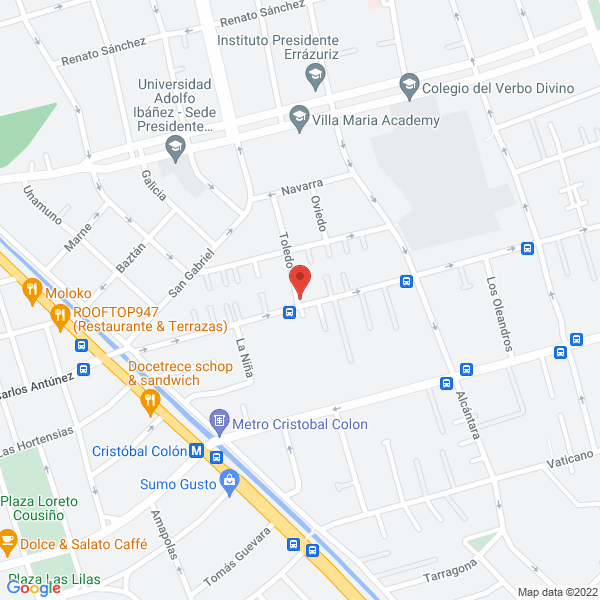 Map of J&J Consultores Ltda.