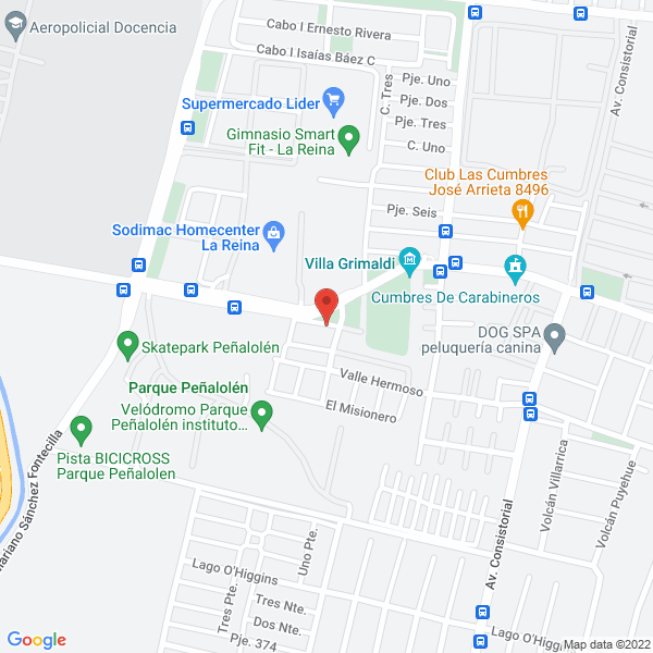 Map of JJC Ltda.