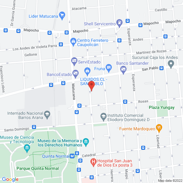 Map of Jaime Marticorena Remates