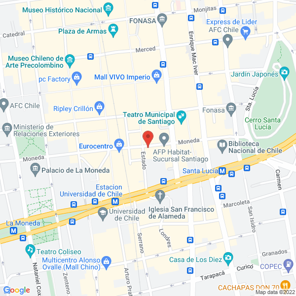 Map of JC Tour