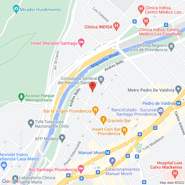 Map of Juegos de Estrategia Devir Chile Ltda.