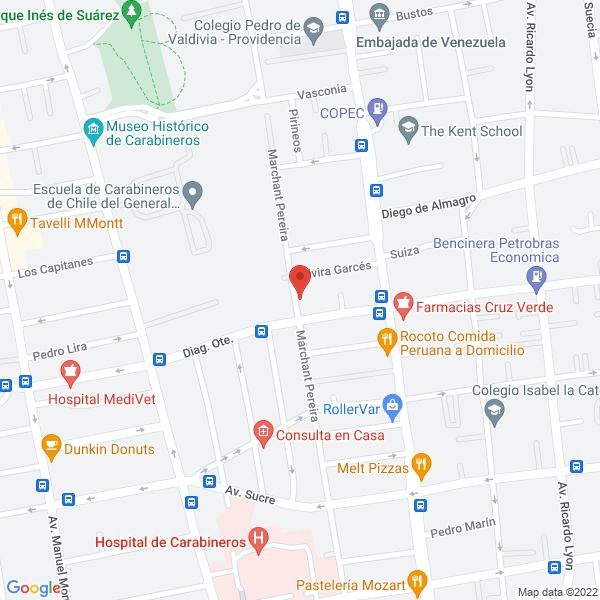 Map of Jardín Infantil Niños Dorados