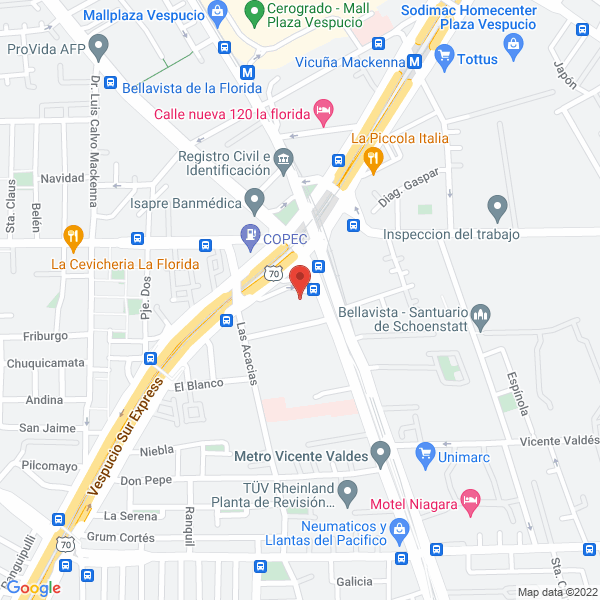 Map of JUAN CARLOS SANTOFIMIO GARCIA