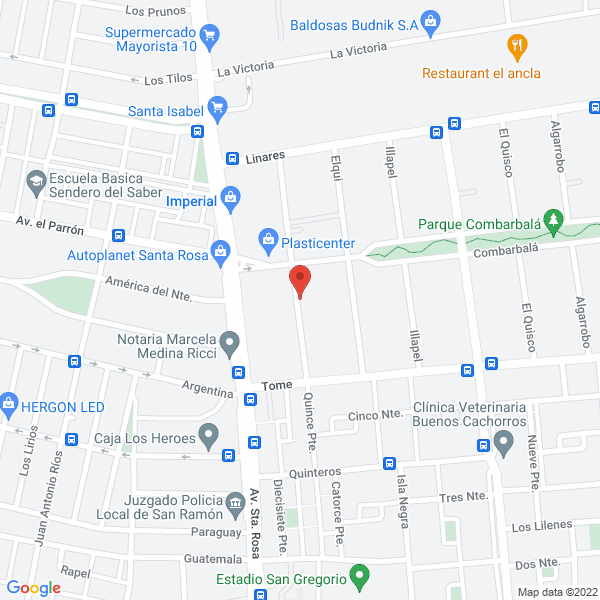 Map of JGR Señalizaciones Viales