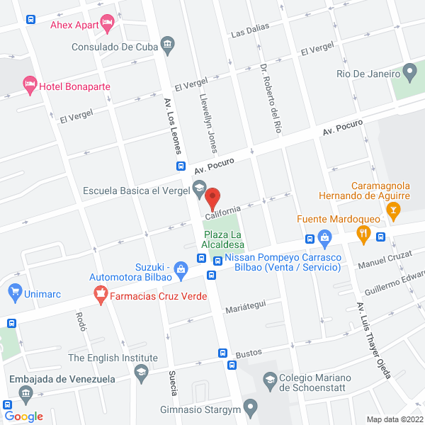 Map of Jardín Infantil Las Lilas