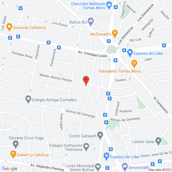 Map of Jardín Infantil Sunflowers Garden