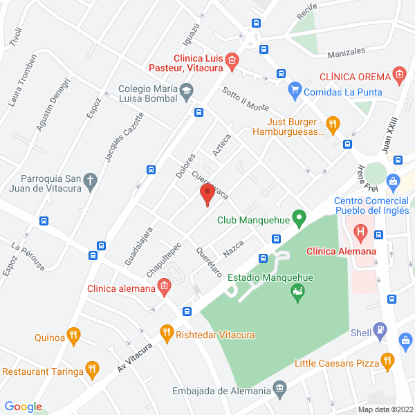 Map of Jardín Infantil Balloon