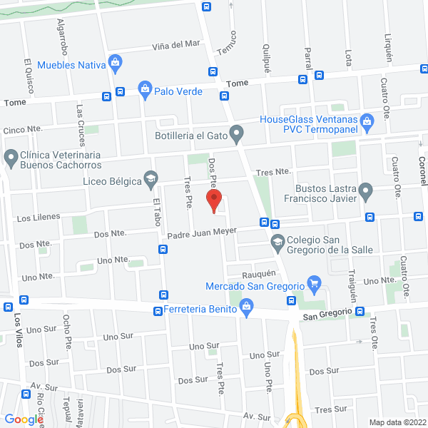 Map of Jardín Infantil Puliwen
