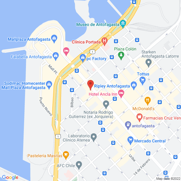Map of Jardín Infantil - Sala Cuna San Andrés