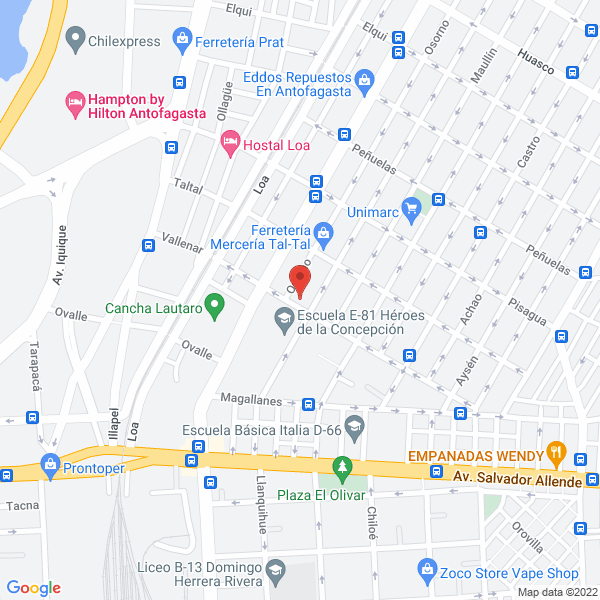 Map of Jardín Infantil Patrulla Ecológica