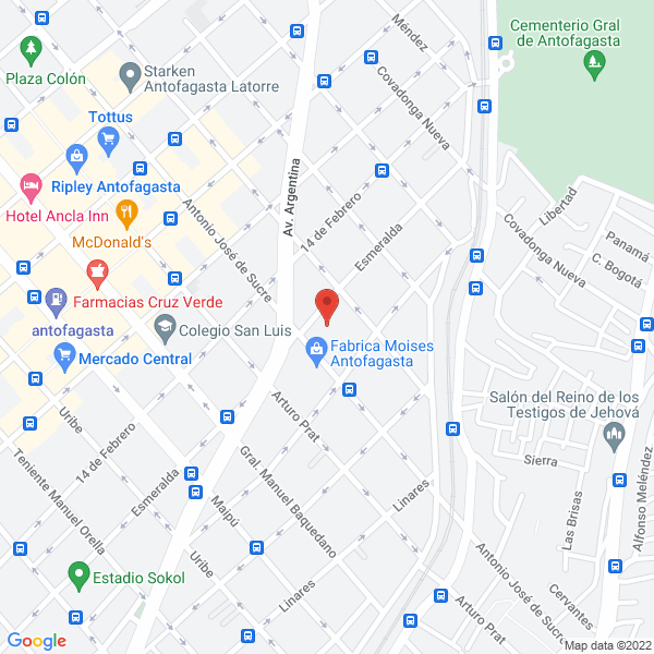 Map of Jardín Infantil Tía Anita