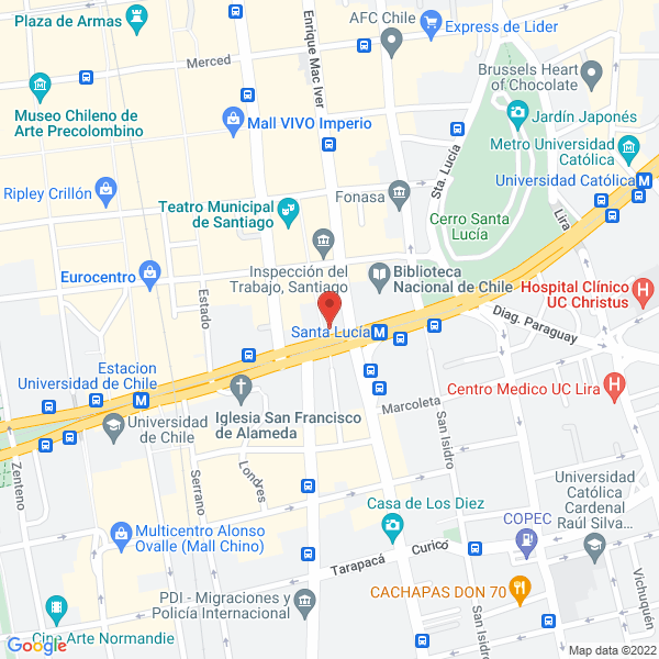 Map of Julca Javier