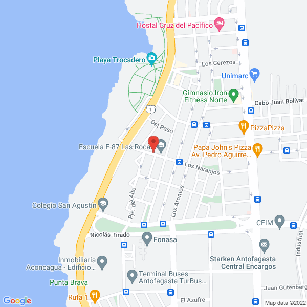 Map of J Eventos