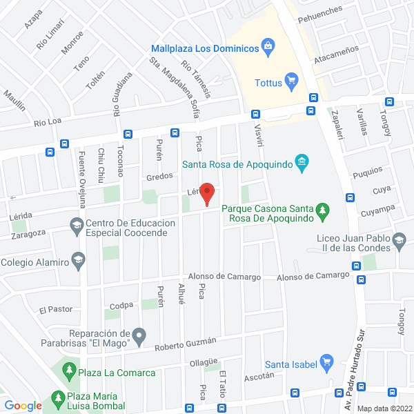 Map of Jardin Estrellitas de San Jose