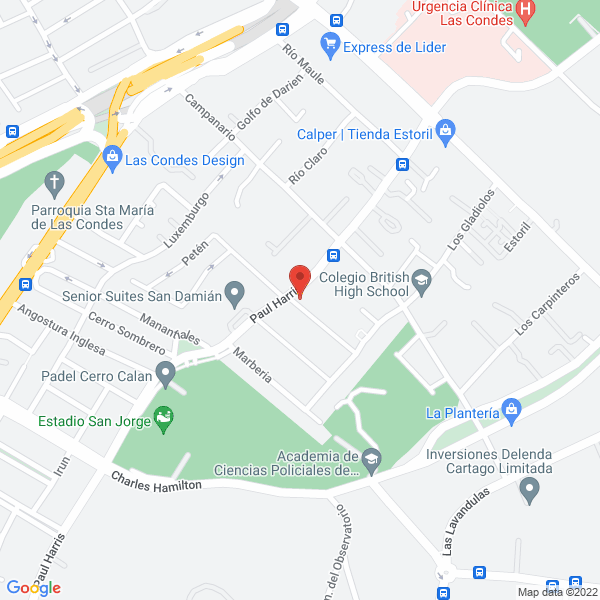 Map of Jardin Infantil y Sala Cuna Los Niños De Nazaret